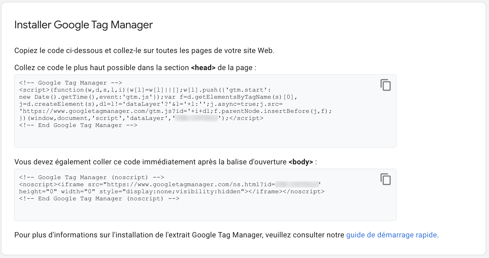 Comment installer une balise Google Tag Manager