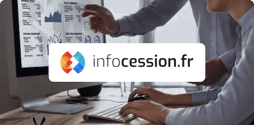 Logo Infocession référence client agence de marketing digital 